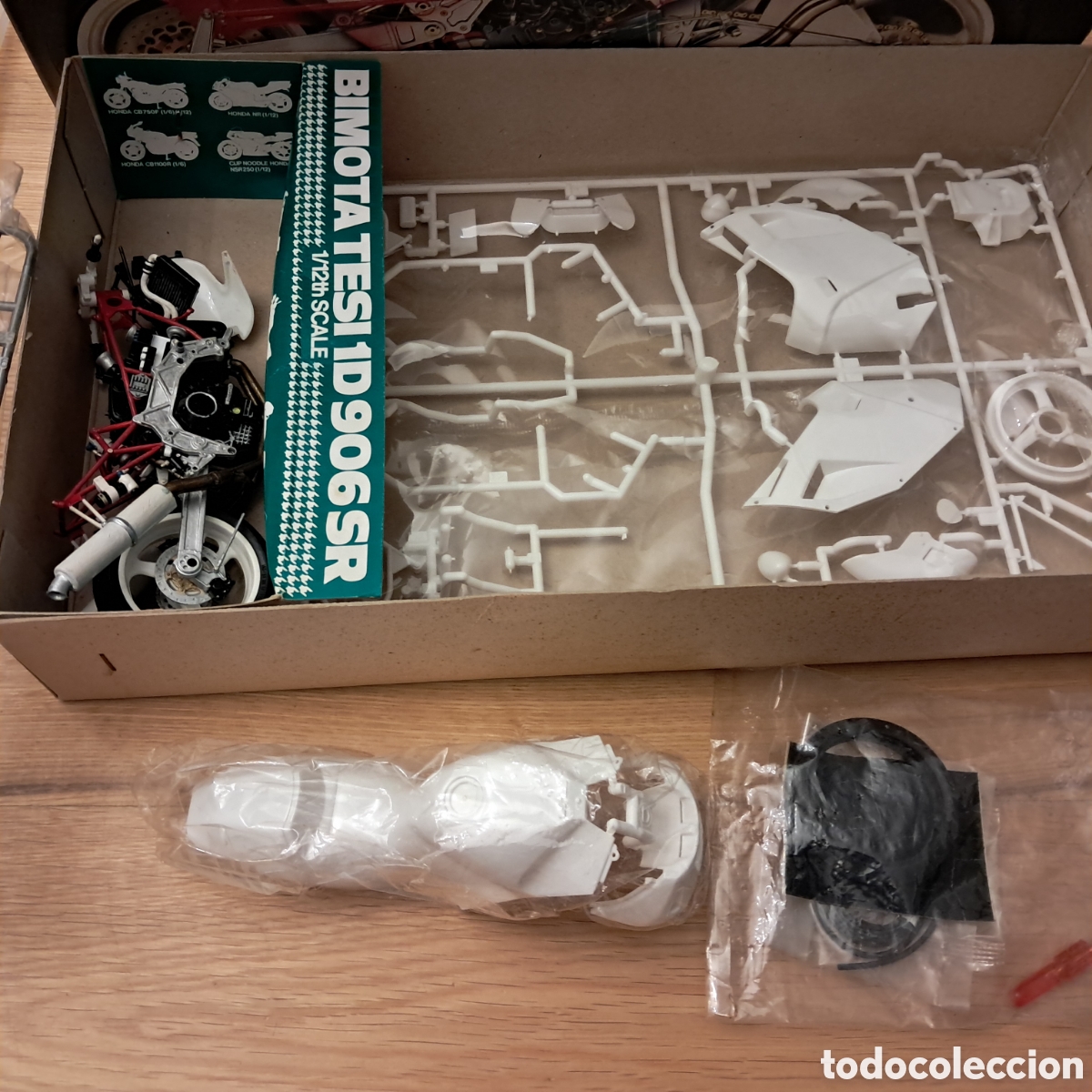 Maquetas: Moto Tamiya Bimota Tesi 1/12 - Foto 6