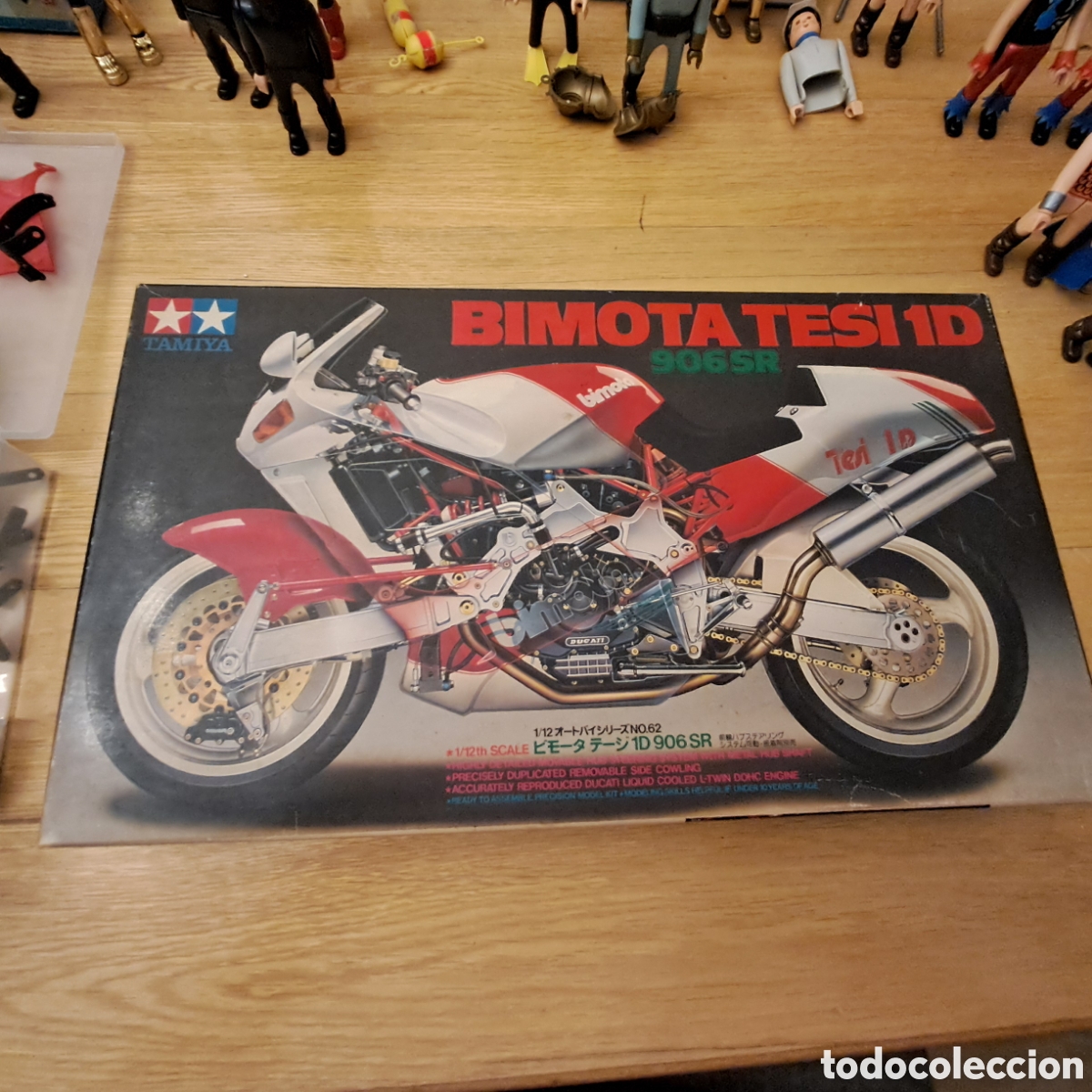 Maquetas: Moto Tamiya Bimota Tesi 1/12
