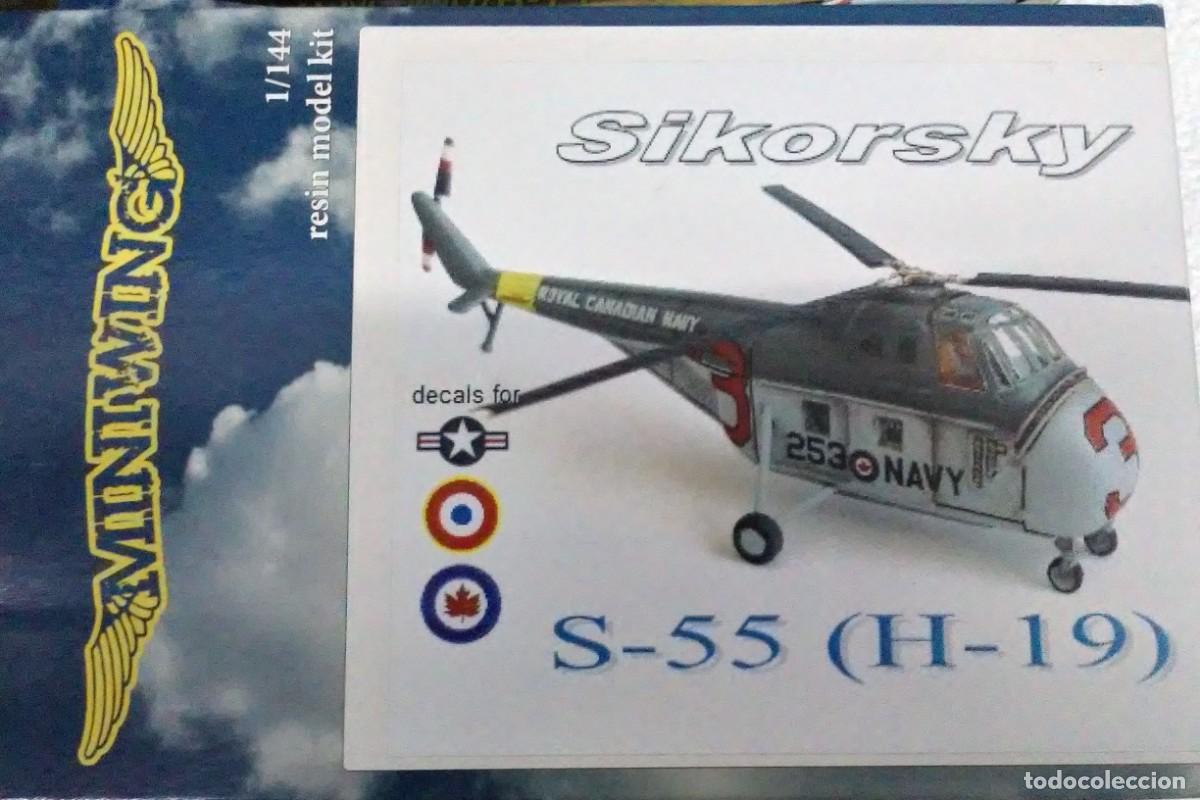 Maquetas: Sikorsky S-55 (H-19), Bell AH-1G &rdquo;HUEY COBRA&rdquo; de Miniwing // HSS-2B Seaking de F-toys