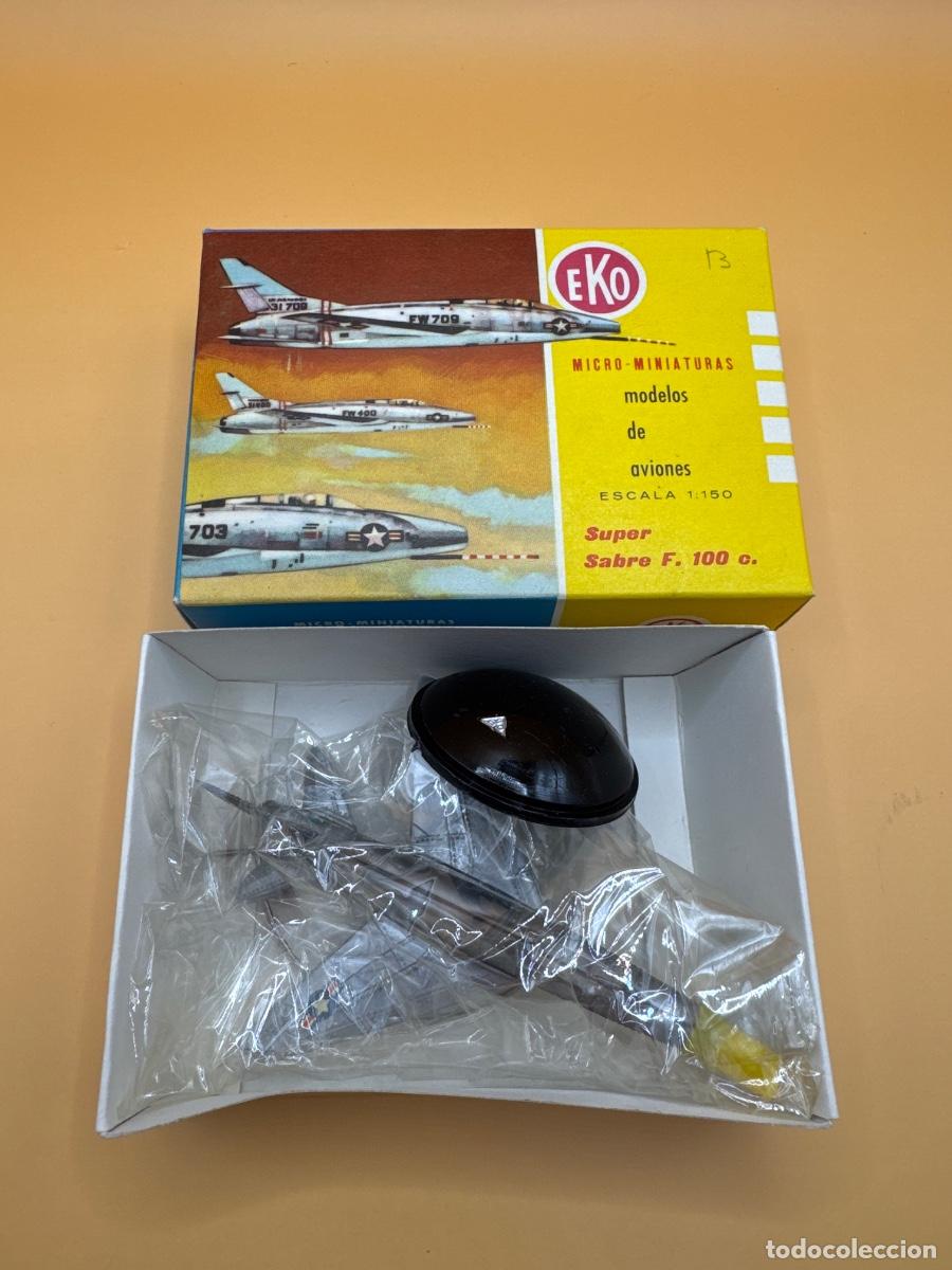 Maquetas: Avi&oacute;n eko super sabre f 100 c