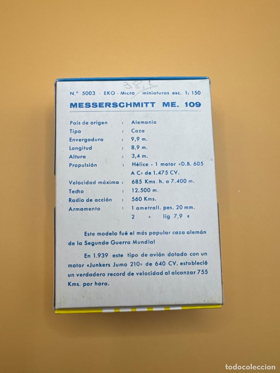 Maquetas: Avi&oacute;n eko messerschmitt me 109 - Foto 2