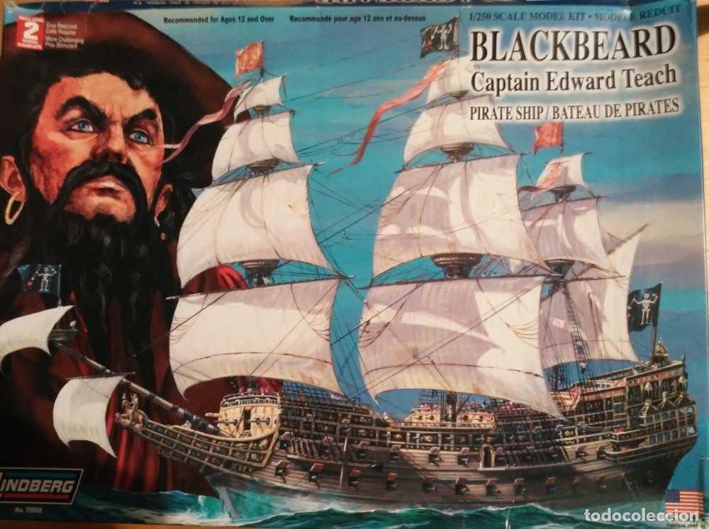 Maquettes: Lindberg: BLACKBEARD, CAPTAIN EDWARD TEACH, y SIR HENRY MORGAN, (Pirates Ship)