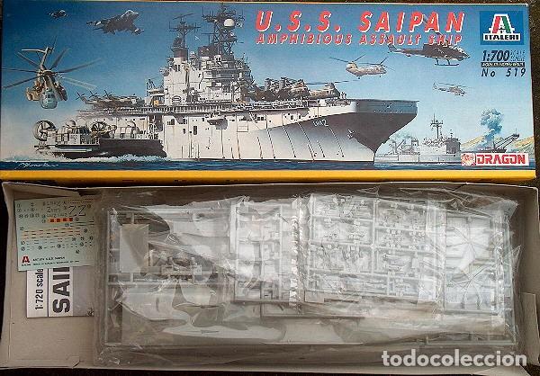 Maquetas: USS Chicago CG-41 (CyberHobby) y USS Saip&aacute;n (Italeri) /// Escala 1/700