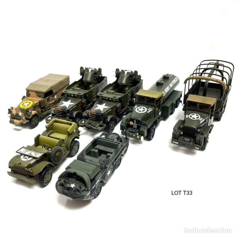 Maquetas: LOT T33 7 TANQUES 2&ordf; GM Eaglemoss DeAgostini Atlas 1:43 M16 MGMC, M3A1 Scout Car, Cami&oacute;n Cisterna