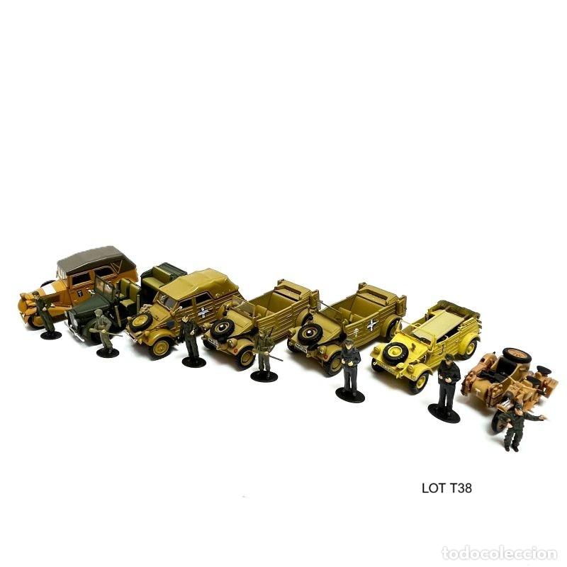 Maquetas: LOT T38 7 TANQUES 2GM Eaglemoss DeAgostini Atlas 1:43 KUBELWAGEN TYPE 82, MERCEDES BENZ 200V G5 1939