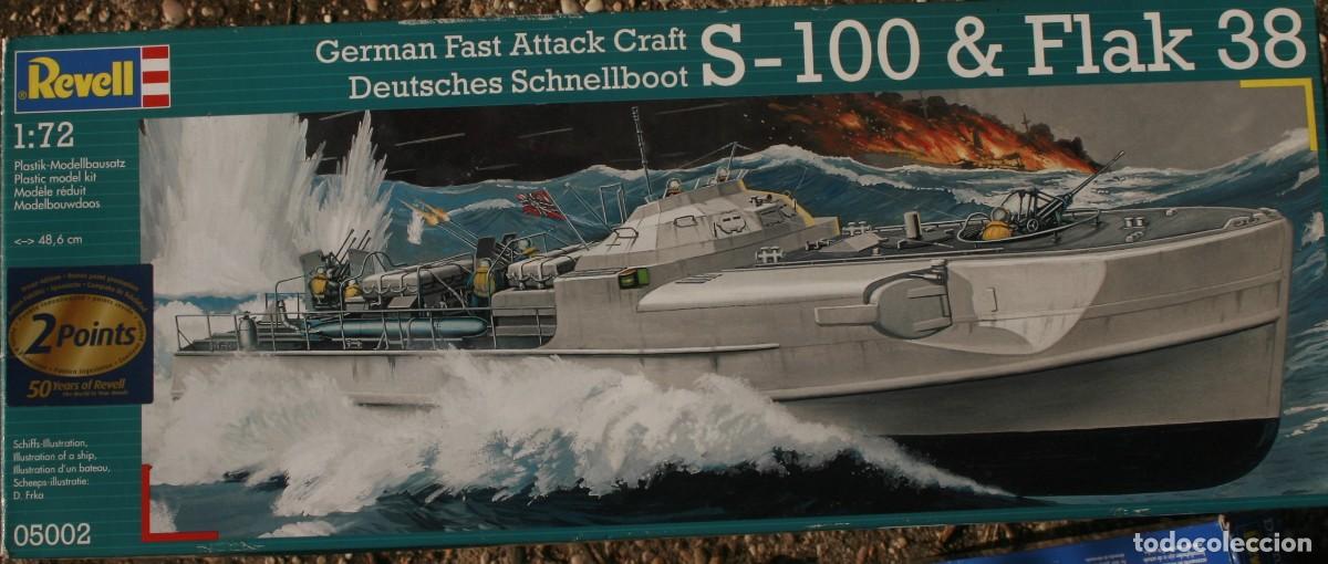 Maquetas: MAQUETA DE LA LANCHA RAPIDA ALEMANA S-100 1/72 REVELL