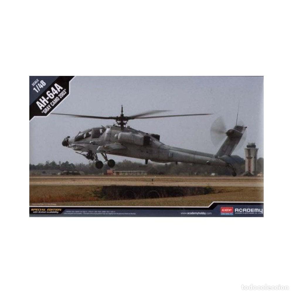 Maquetas: AH-64A Apache Gray Camo 2003 Academy 1/48 - Foto 1