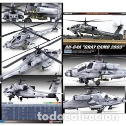 Maquetas: AH-64A Apache Gray Camo 2003 Academy 1/48 - Foto 2
