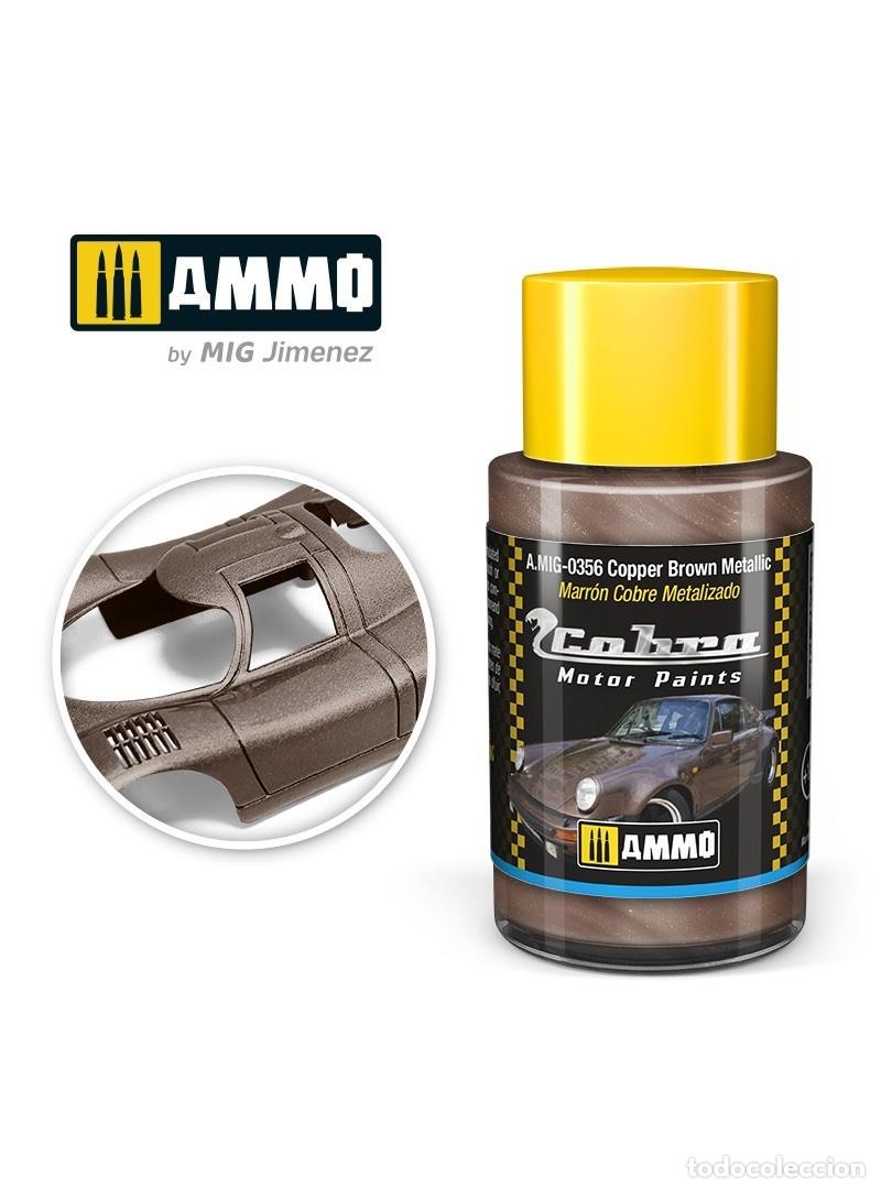 Maquetas: AMMO - COBRA MOTOR MARR&Oacute;N COBRE METALIZADO 0356