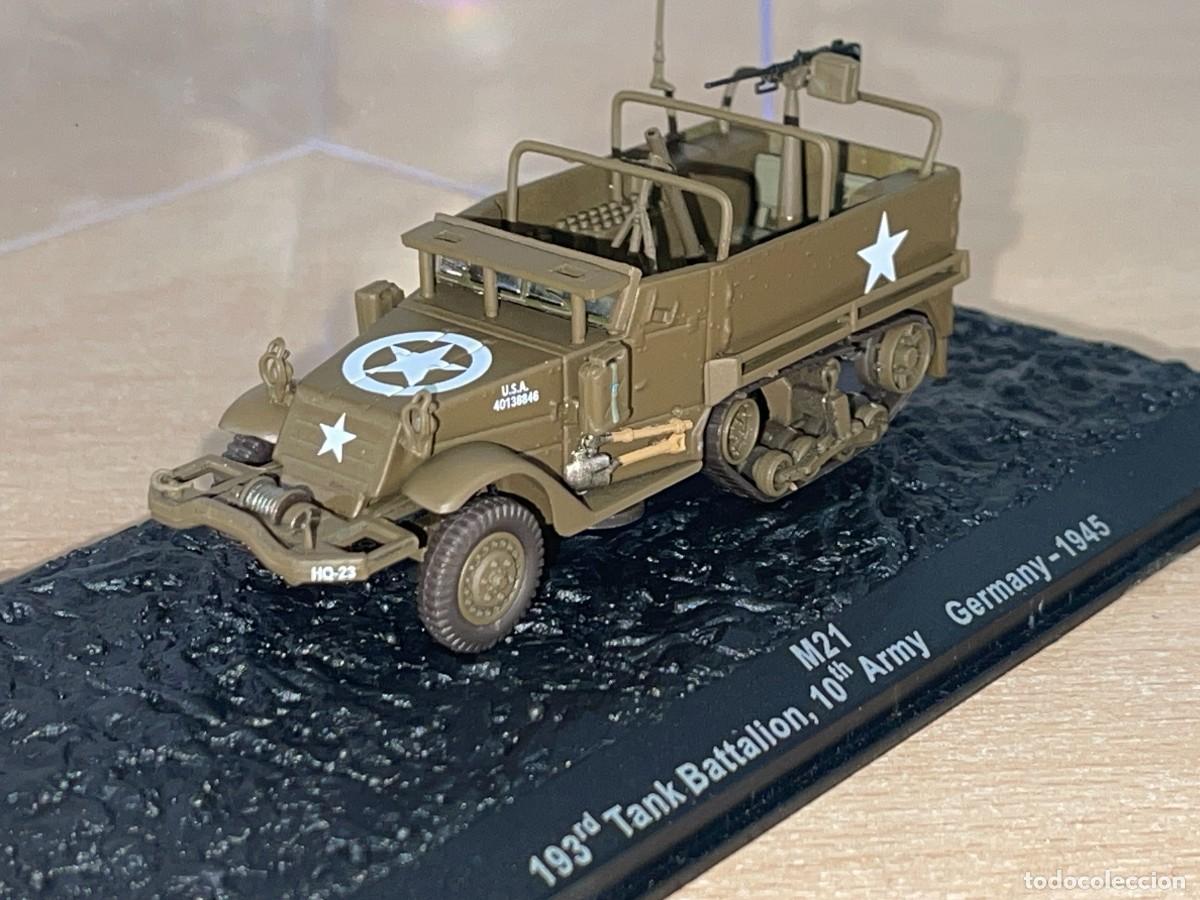 Maquetas: Veh&iacute;culo Militar Semioruga Americano M21 193 Tank Battalion 10th Army Germany-1945 WWII 2&ordf;GM 1:72