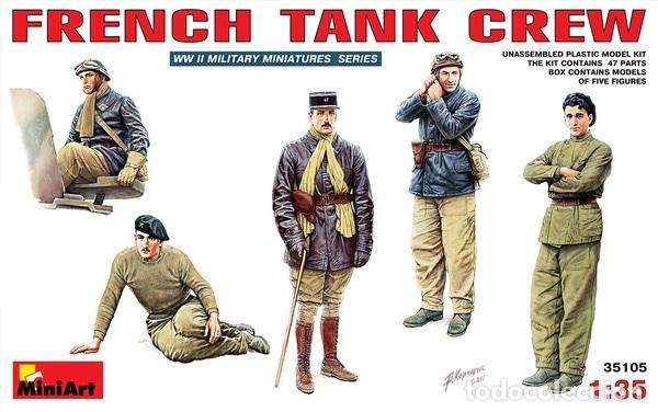 Maquetas: MINIART - FRENCH TANK CREW 1/35 35105