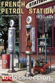 Maquetas: MINIART - French Petrol Station 1930-40s 1/35 35616