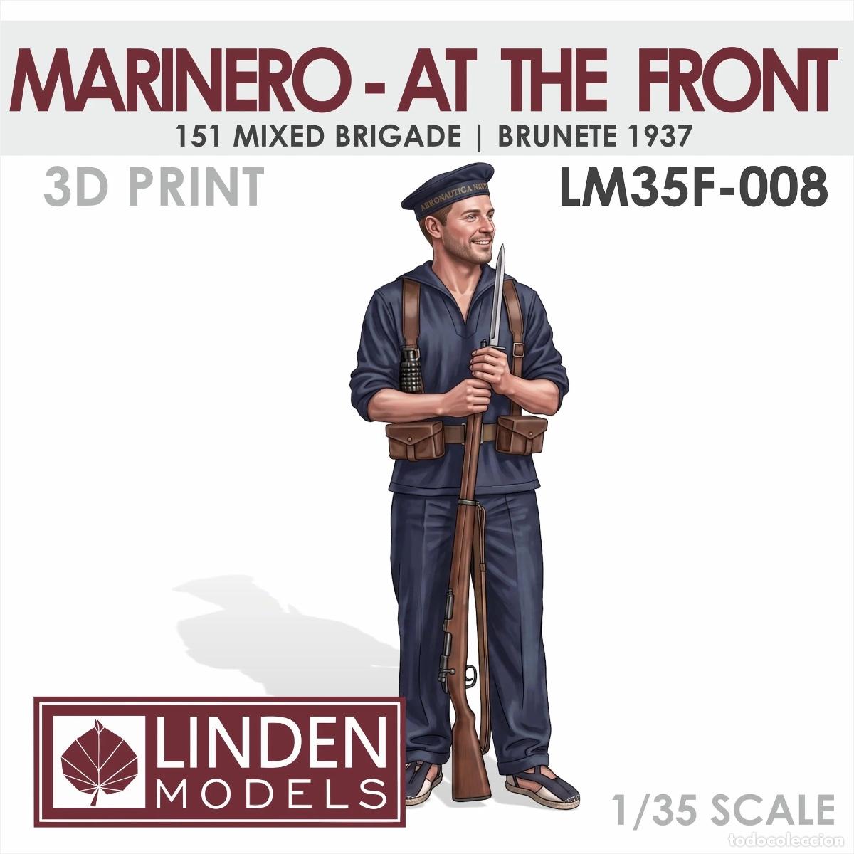 Maquetas: Linden Models - Marinero en el frente 1/35 LM35F-008