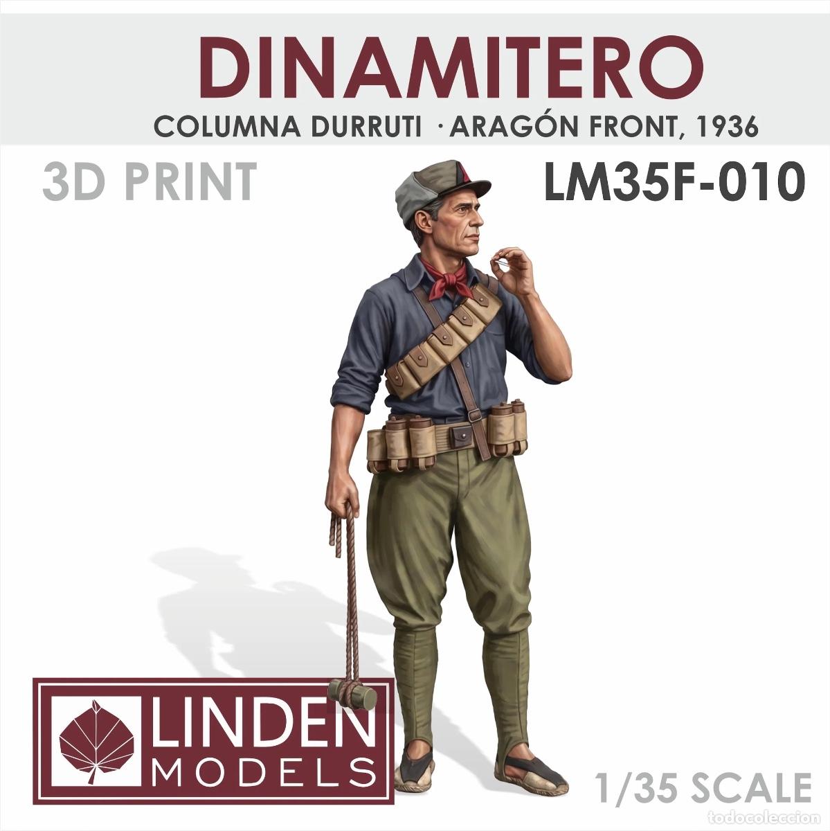 Maquetas: Linden Models - Dinamitero Columna Durruti 1/35 LM35F-010