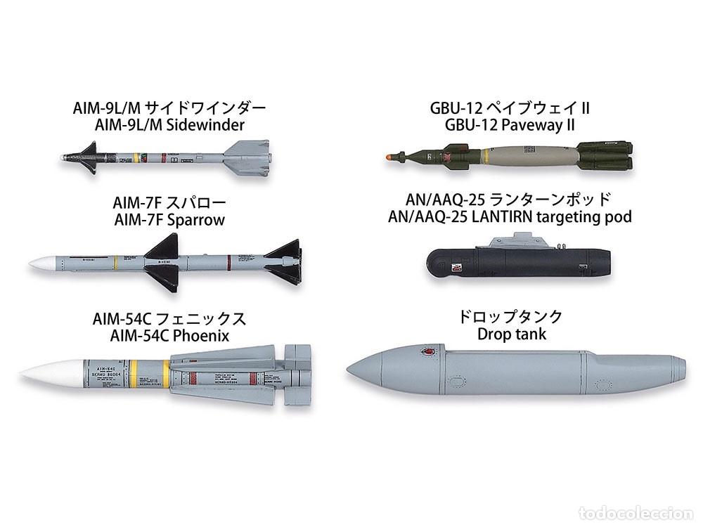 Maquetas: TAMIYA - Grumman F-14D Tomcat 1/72 60795 - Foto 5