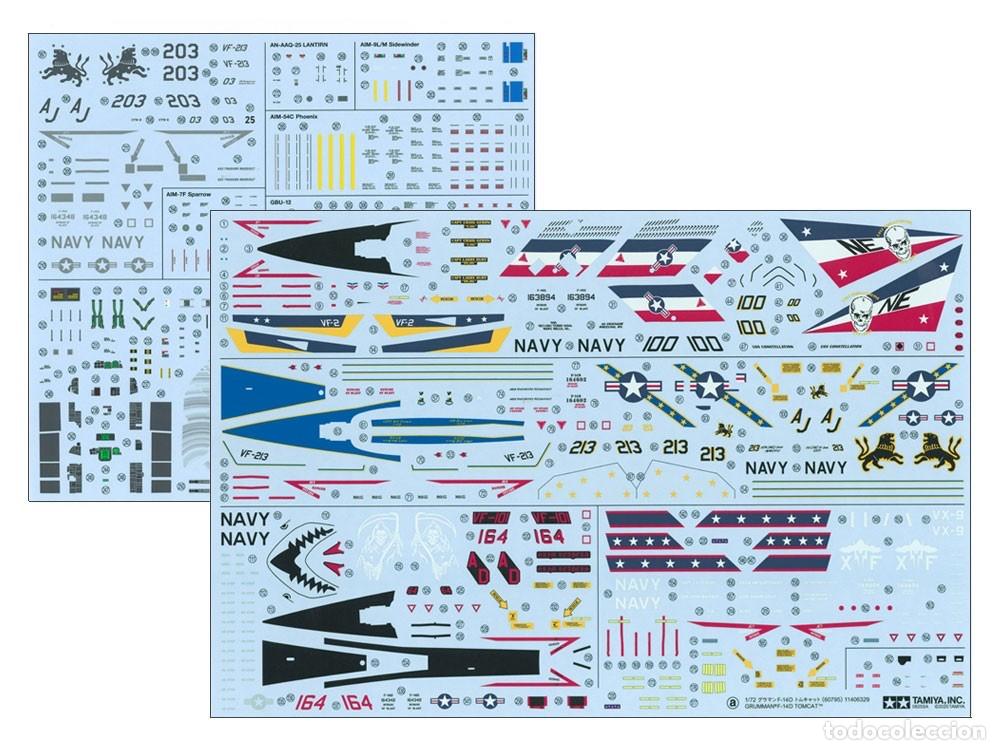 Maquetas: TAMIYA - Grumman F-14D Tomcat 1/72 60795 - Foto 6