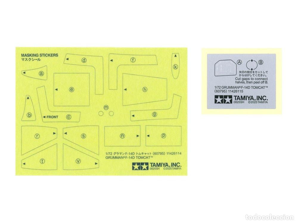 Maquetas: TAMIYA - Grumman F-14D Tomcat 1/72 60795 - Foto 7
