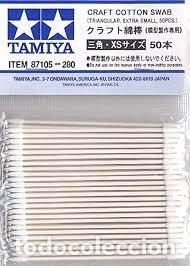 Maquetas: TAMIYA - BASTONCILLOS ALGOD&Oacute;N TRIANGULARES XS 87105