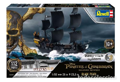 Maquetas: REVELL - PIRATAS DEL CARIBE - PERLA NEGRA LA VENGANZA DE SALAZAR 1/150 05499