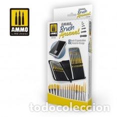 Maquettes: AMMO BRUSH ARSENAL - ESTUCHE ORGANIZADOR Y PROTECTOR DE PINCELES 8580