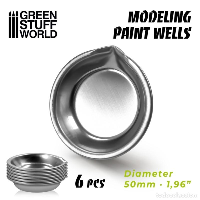 Maquetas: GREEN STUFF - RECIPIENTES INDIVIDUALES PARA PINTURAS 10361