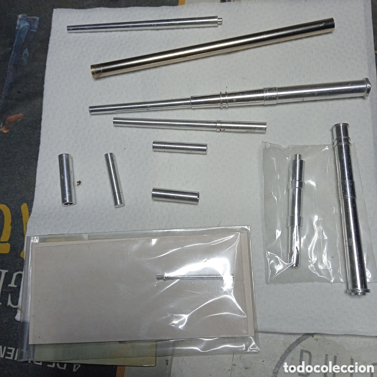 Maquetas: LOTE DE ACCESORIOS PARA MAQUETAS MILITARES 1/35 &ndash; CA&Ntilde;ONES DE ALUMINIO Y FOTOGRABADOS