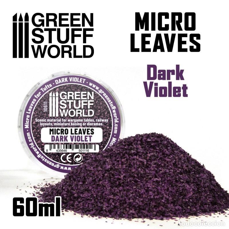 Maquetas: GREEN STUFF - MICRO HOJAS - MIX VIOLETA OSCURO 15 gr 10611 - Foto 1