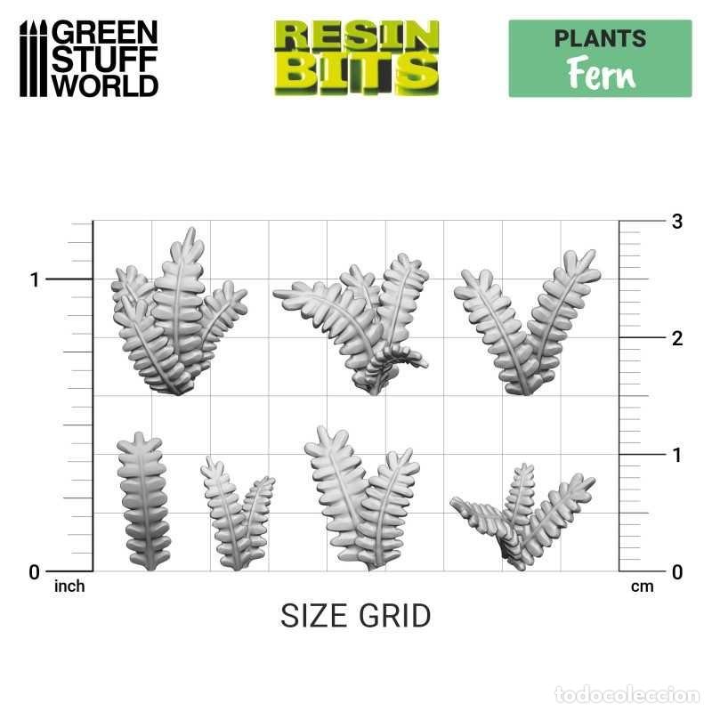 Maquetas: GREEN STUFF - HOJAS DE HELECHOS 3D 11605 - Foto 2