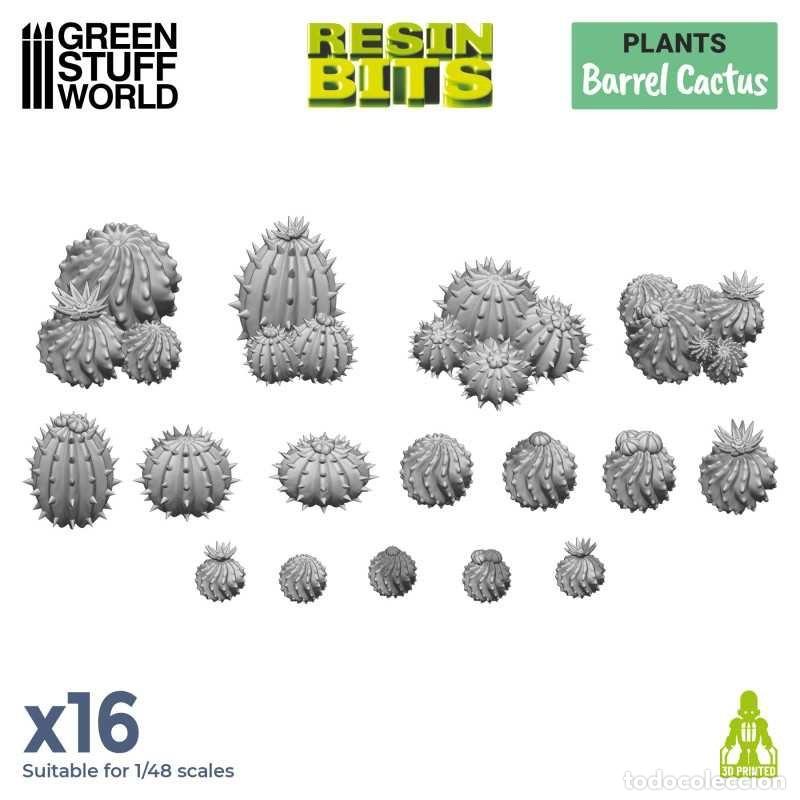 Maquetas: GREEN STUFF - CACTUS BARRIL 3D 11614