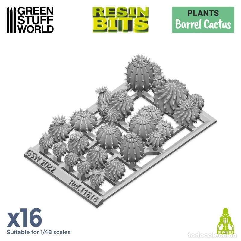 Maquetas: GREEN STUFF - CACTUS BARRIL 3D 11614 - Foto 3