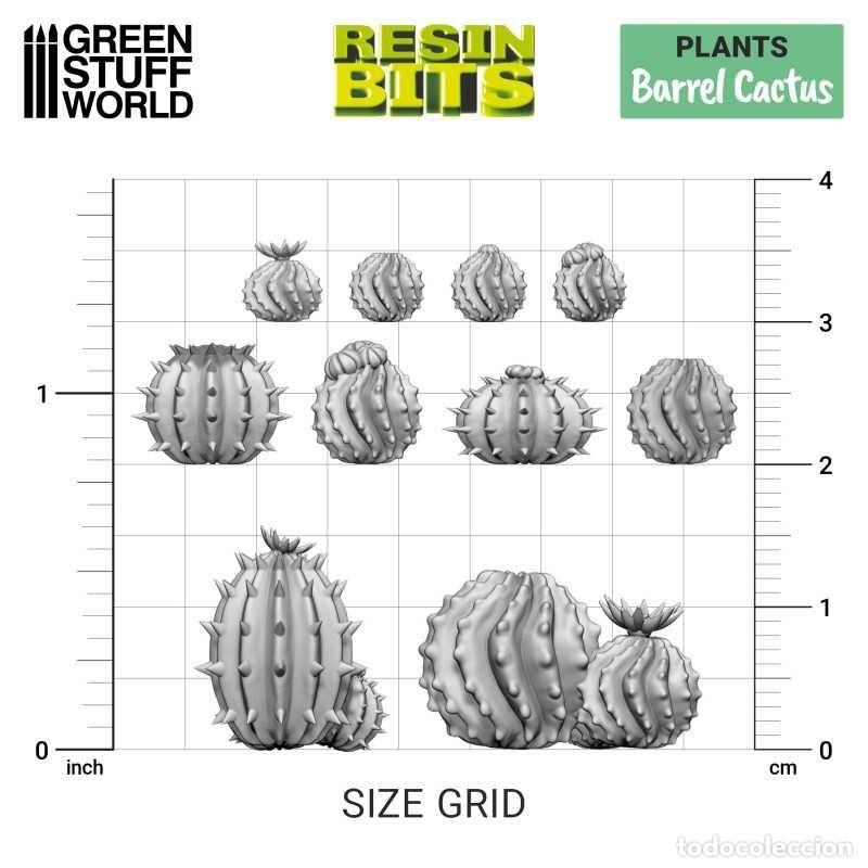 Maquetas: GREEN STUFF - CACTUS BARRIL 3D 11614 - Foto 2