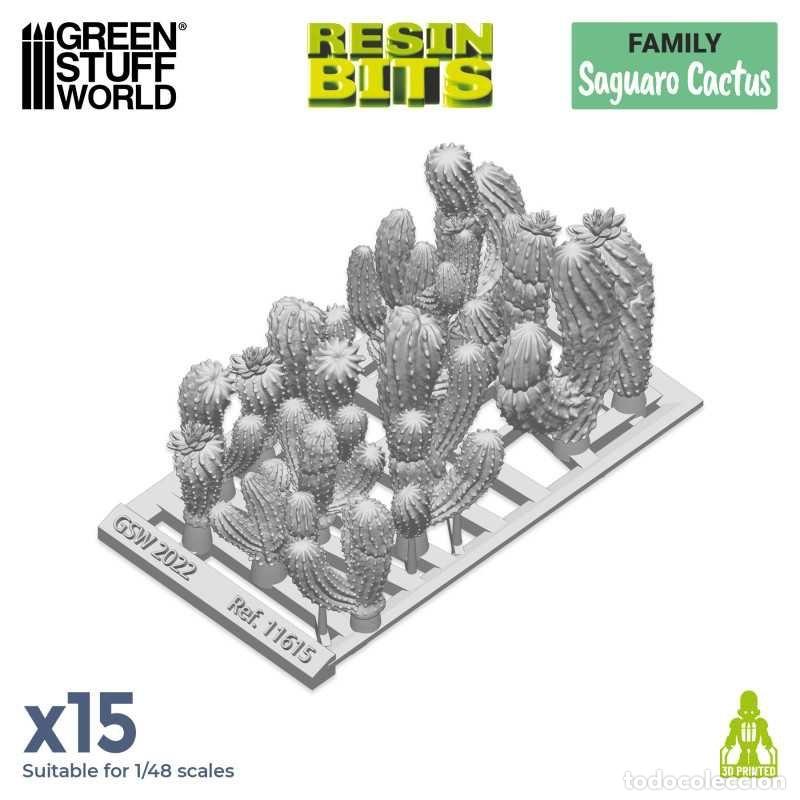 Maquetas: GREEN STUFF - SET IMPRESO EN 3D - CACTUS SAGUARO 11615 - Foto 3