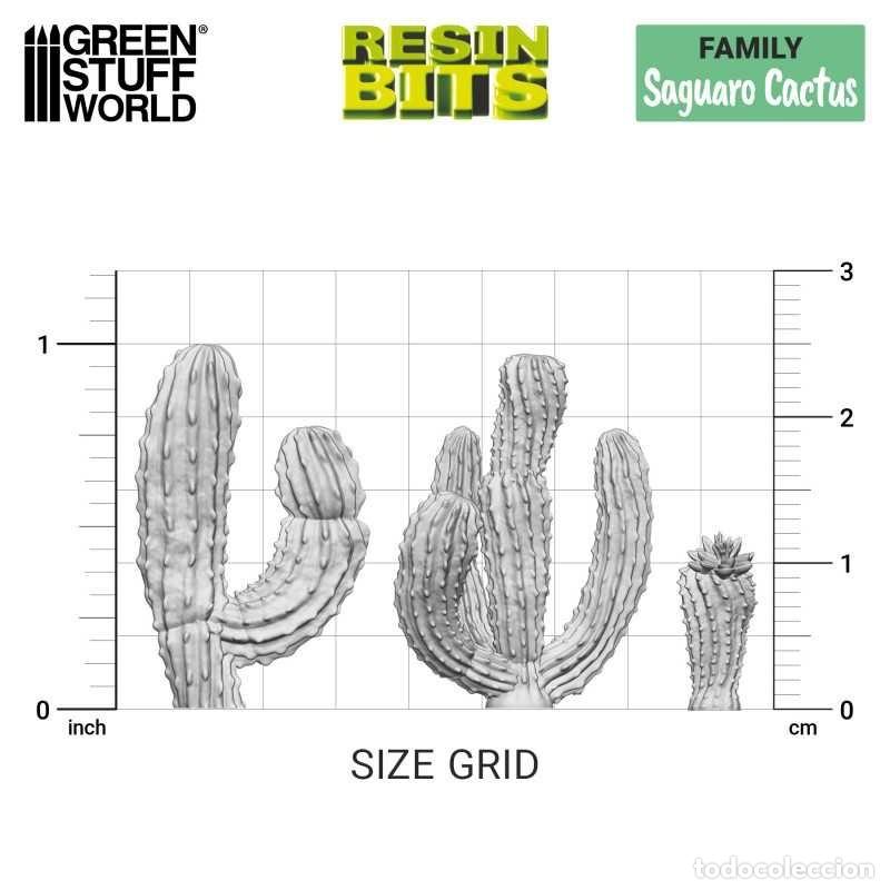 Maquetas: GREEN STUFF - SET IMPRESO EN 3D - CACTUS SAGUARO 11615 - Foto 2