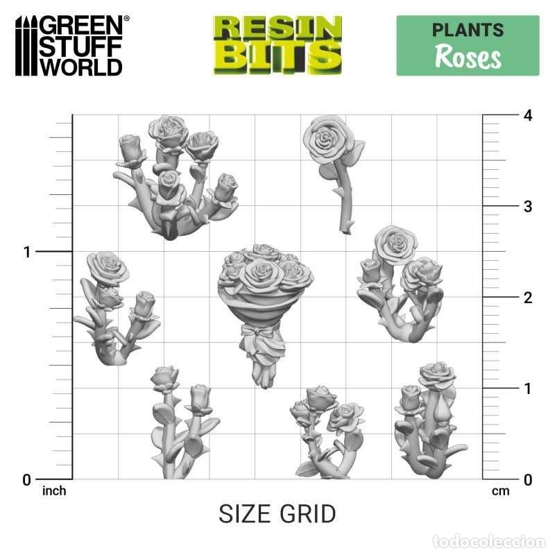 Maquetas: GREEN STUFF - SET IMPRESO EN 3D - ROSAS 11617 - Foto 2