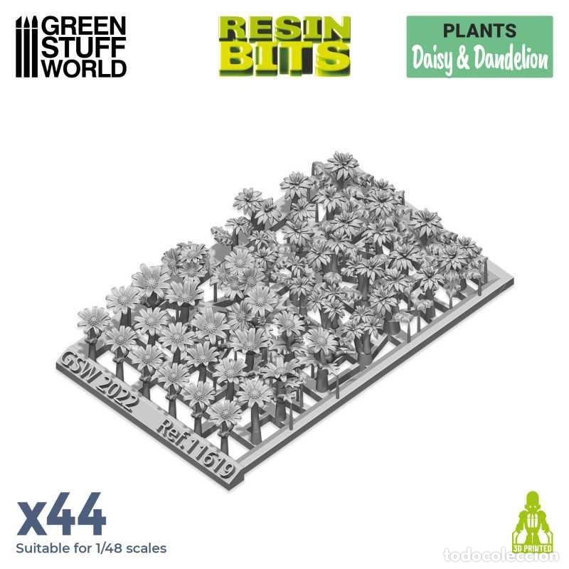 Maquetas: GREEN STUFF - MARGARITA Y DIENTE DE LE&Oacute;N 3D 11619 - Foto 3
