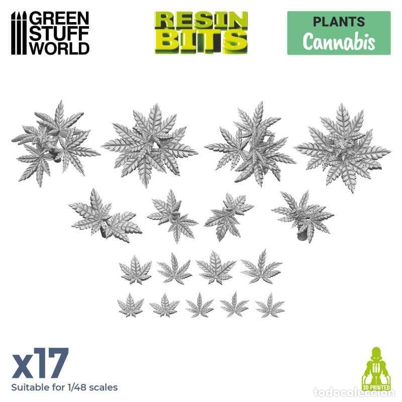 Maquetas: GREEN STUFF - CANNABIS 3D 11631