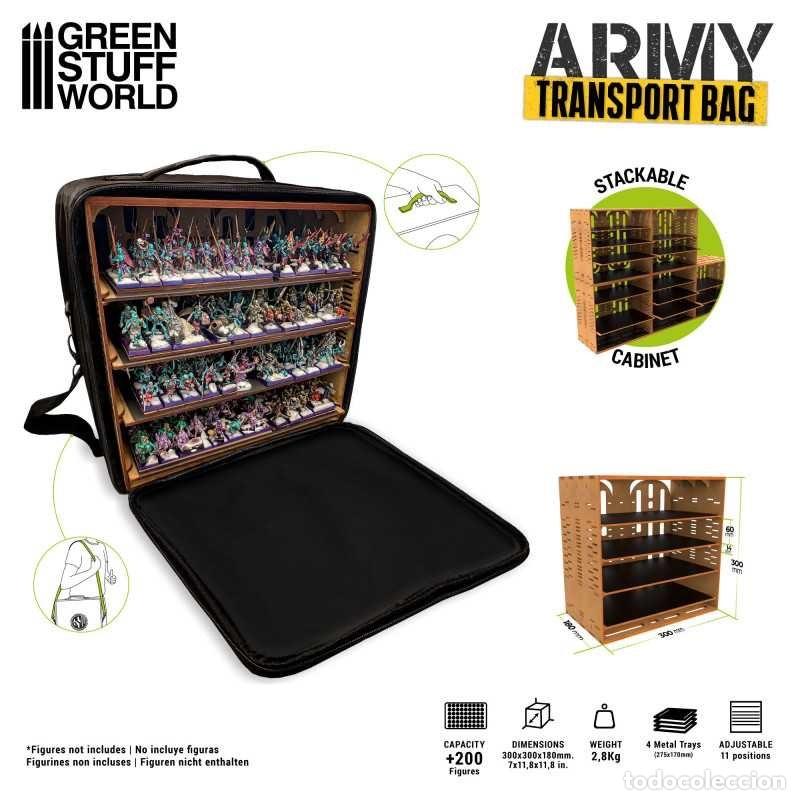Maquetas: GREEN STUFF - MALET&Iacute;N TRANSPORTE DE MINIATURAS MEDIANO 11936