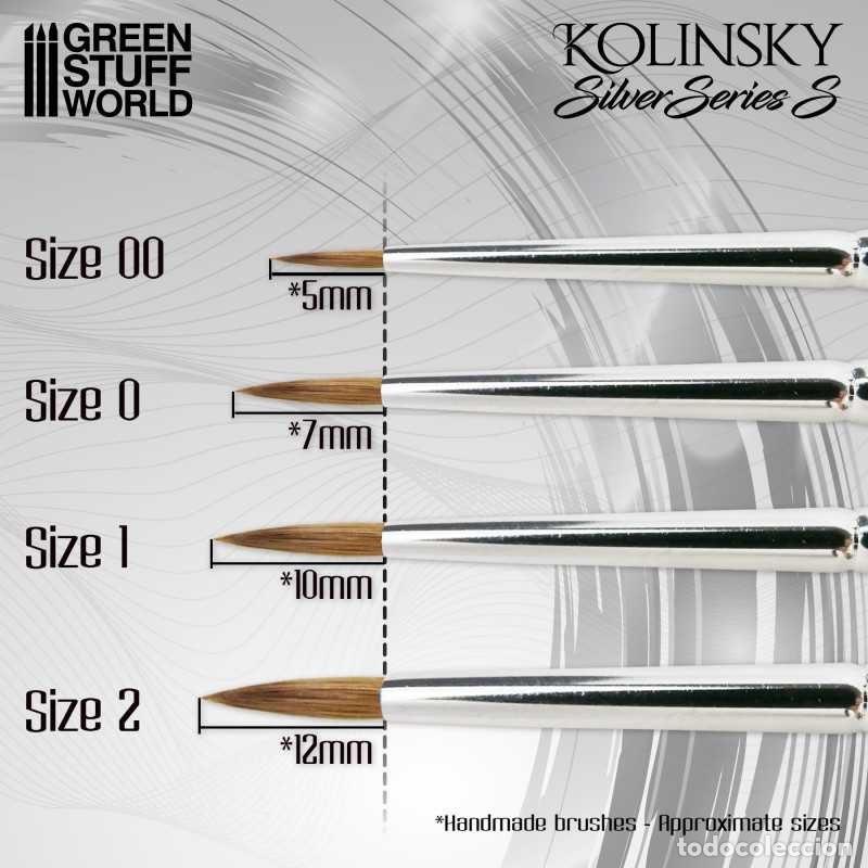 Maquetas: GREEN STUFF - SET PINCELES KOLINSKY SILVER SERIES (S) 12057 - Foto 3