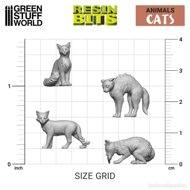 Maquetas: GREEN STUFF - GATOS 3D 12292 - Foto 2
