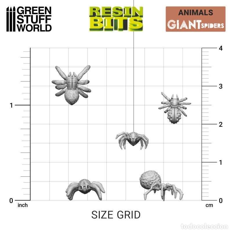 Maquetas: GREEN STUFF - SET IMPRESO EN 3D - ARA&Ntilde;AS GRANDES 12297 - Foto 2