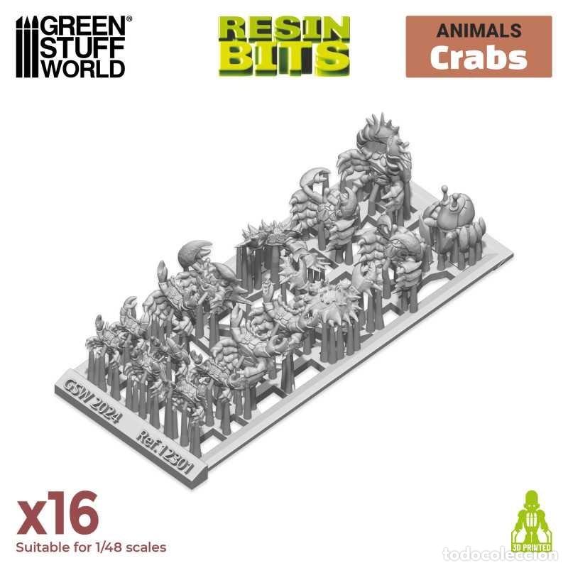 Maquetas: GREEN STUFF - SET IMPRESO EN 3D - CANGREJOS 12301 - Foto 3