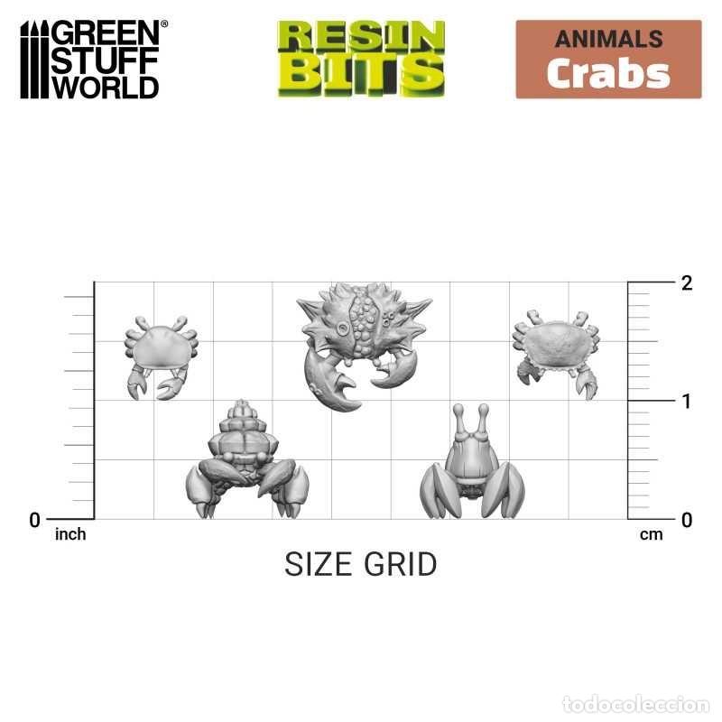 Maquetas: GREEN STUFF - SET IMPRESO EN 3D - CANGREJOS 12301 - Foto 2