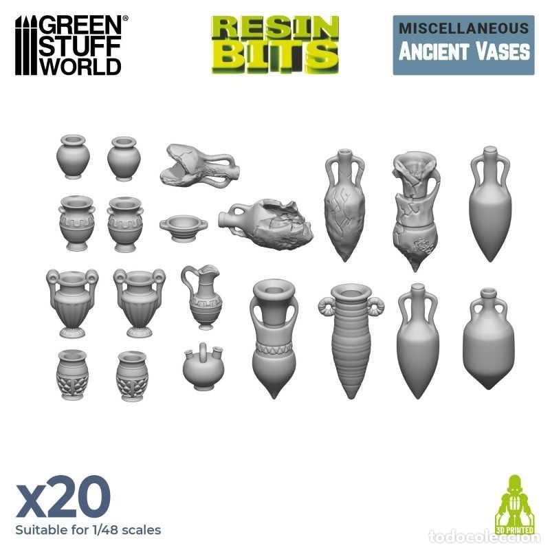Maquetas: GREEN STUFF - SET IMPRESO EN 3D - VASIJAS ANTIGUAS 12359 - Foto 1