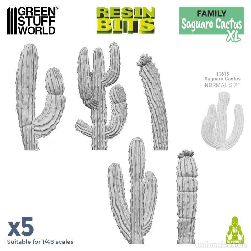 Maquetas: GREEN STUFF - SET IMPRESO EN 3D &ndash; CACTUS SAGUARO XL 12669