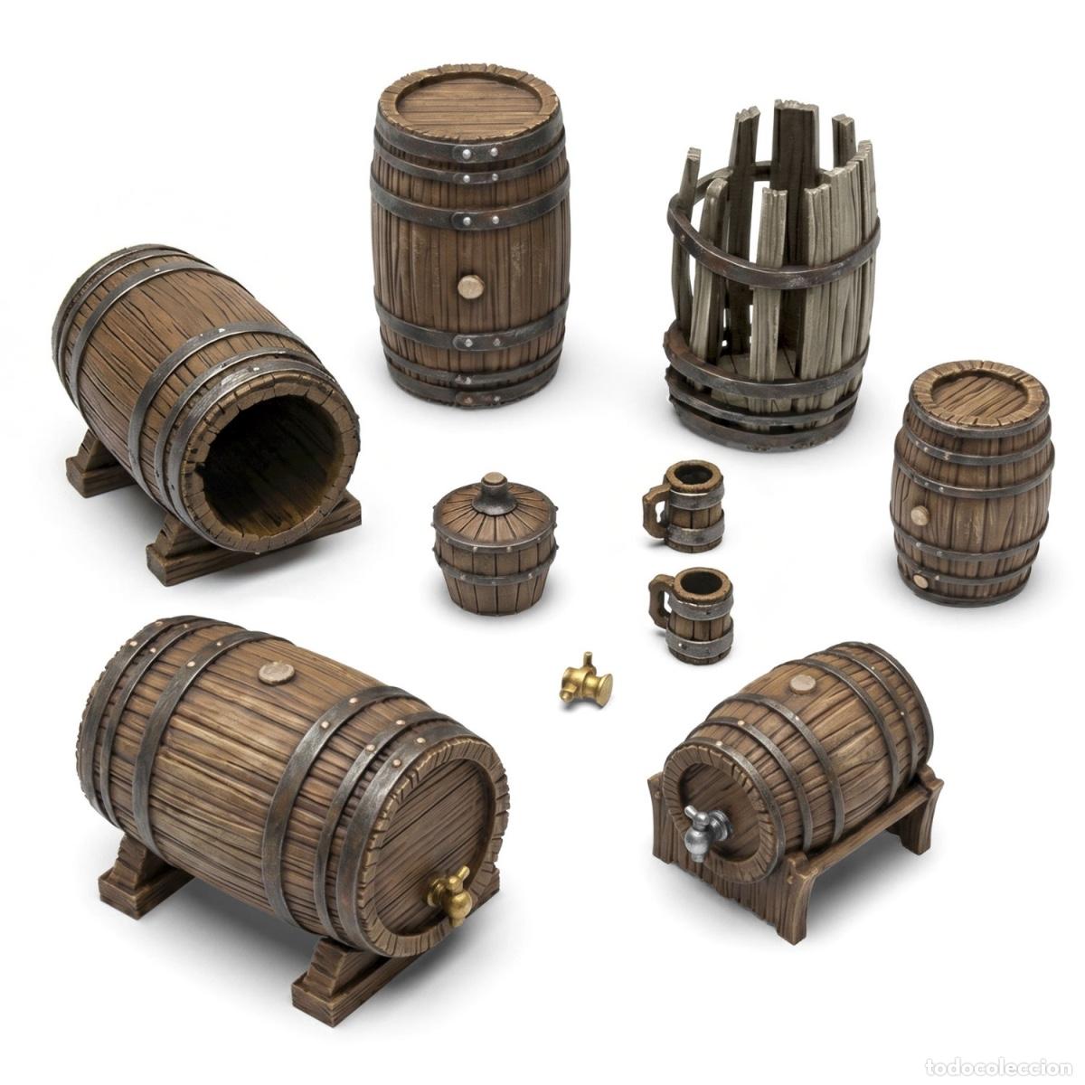 Maquetas: GREEN STUFF - Barriles de madera 1/35 12710
