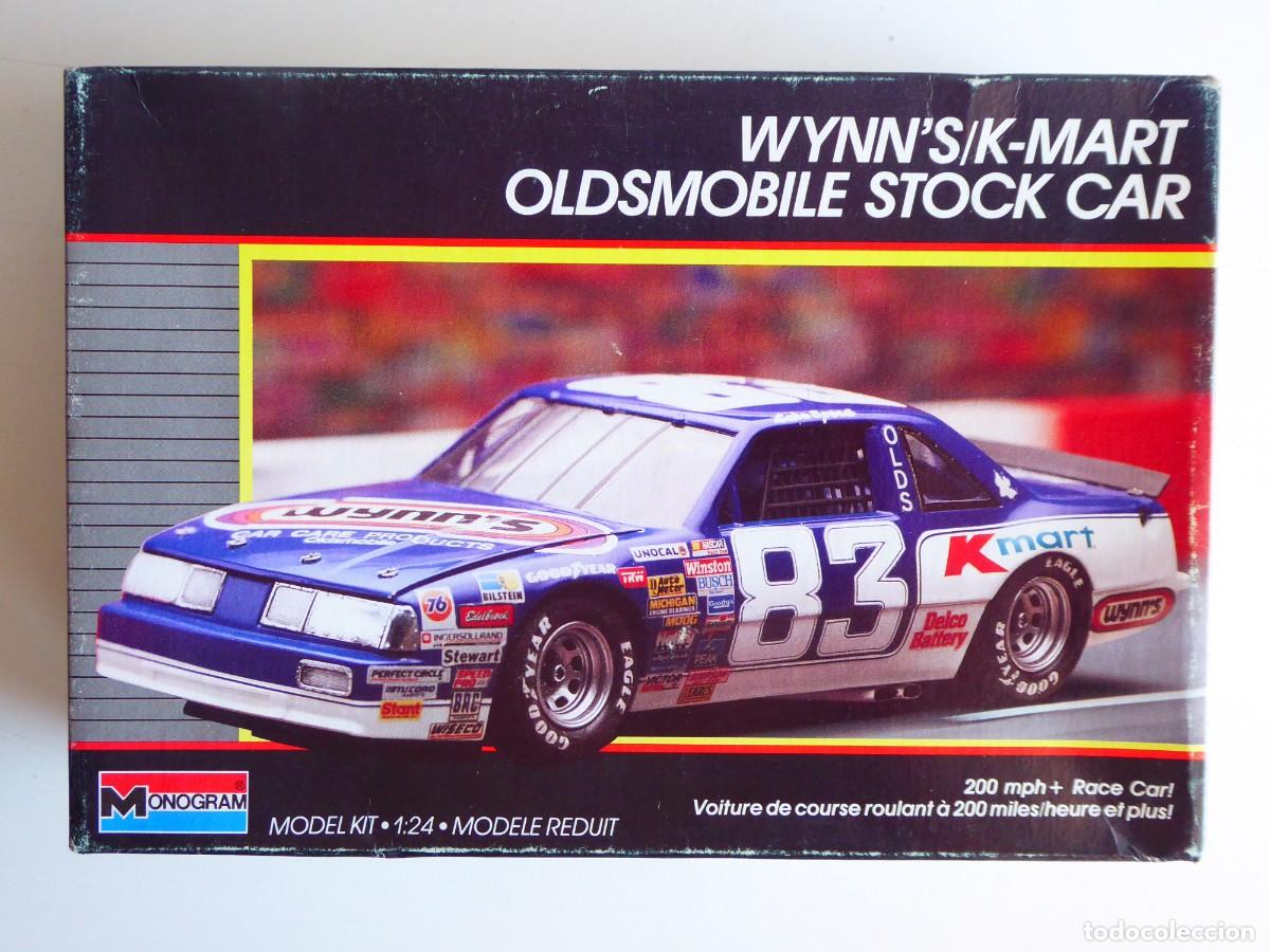 Maquetas: 1/24 Monogram Kit Oldsmobile Wynn s K-Mart #83 Stock Car Lake Speed
