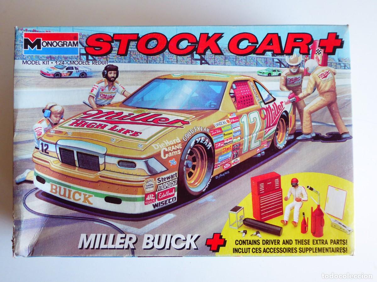 Maquetas: 1/24 Monogram Kit Buick Miller High Life #84 #12 #8 Stock Car Bobby Hillin