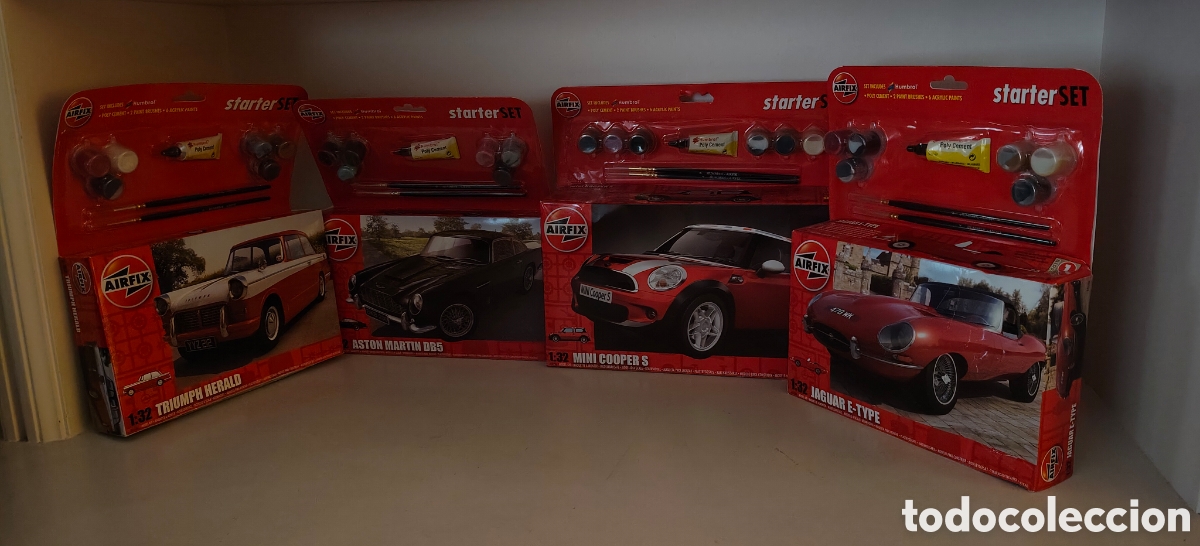 Maquetas: Lote Airfix difrentes coches, nuevo sin uso.
