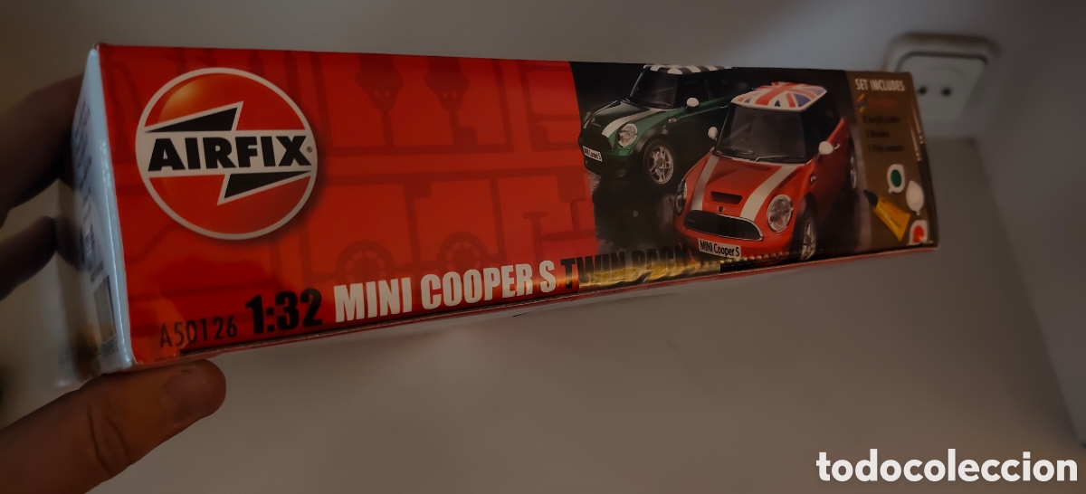 Maquetas: Airfix dos mini coopers nuevo, sin abrir
