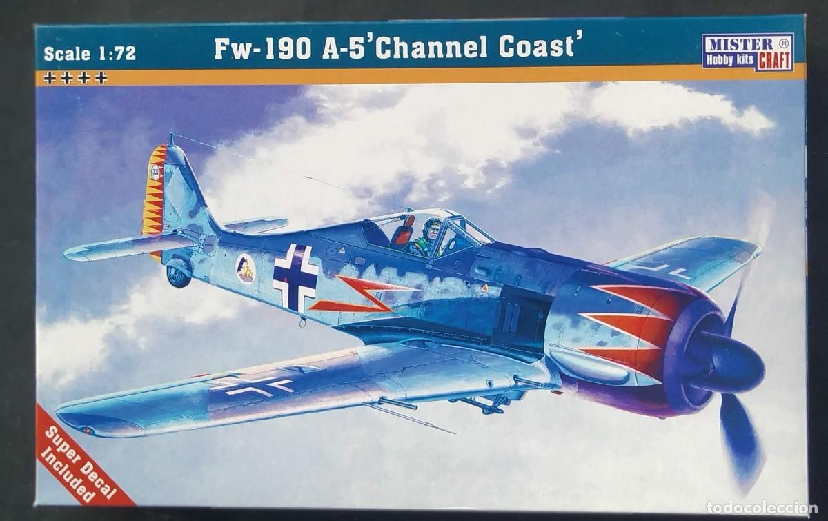 Macchiette: FOCKE WULF FW-190 A-5 CHANNEL COAST. MISTER CRAFT. ESCALA 1/72